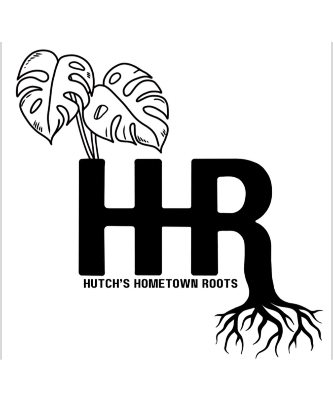 Hutch’s Hometown Roots — original HR leaf and roots logo